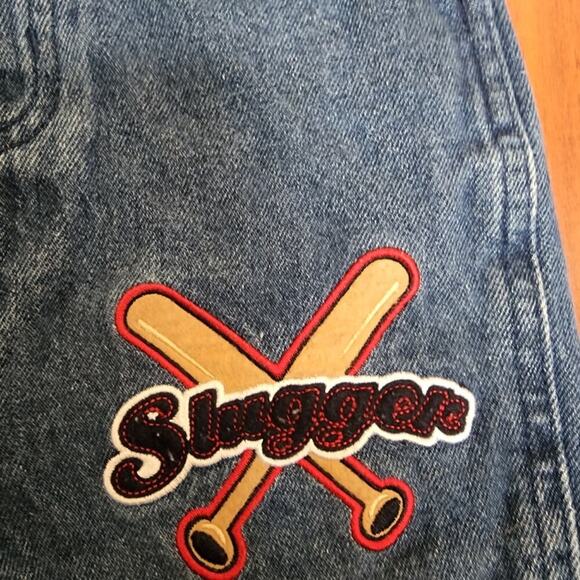 J.KHAKI KIDS VINTAGE JEAN BASEBALL OVERALLS SIZE 2T - Picture 6 of 8